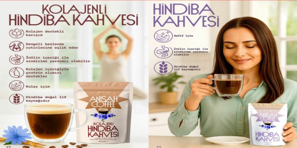 Anisah Coffee’den Yeni Prebiyotikli ve Kolajenli Hindiba Kahveleri